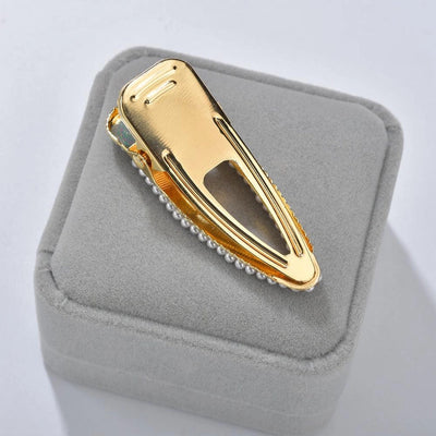 simple beads duckbill openwork alloy hair accessories nhbq139749