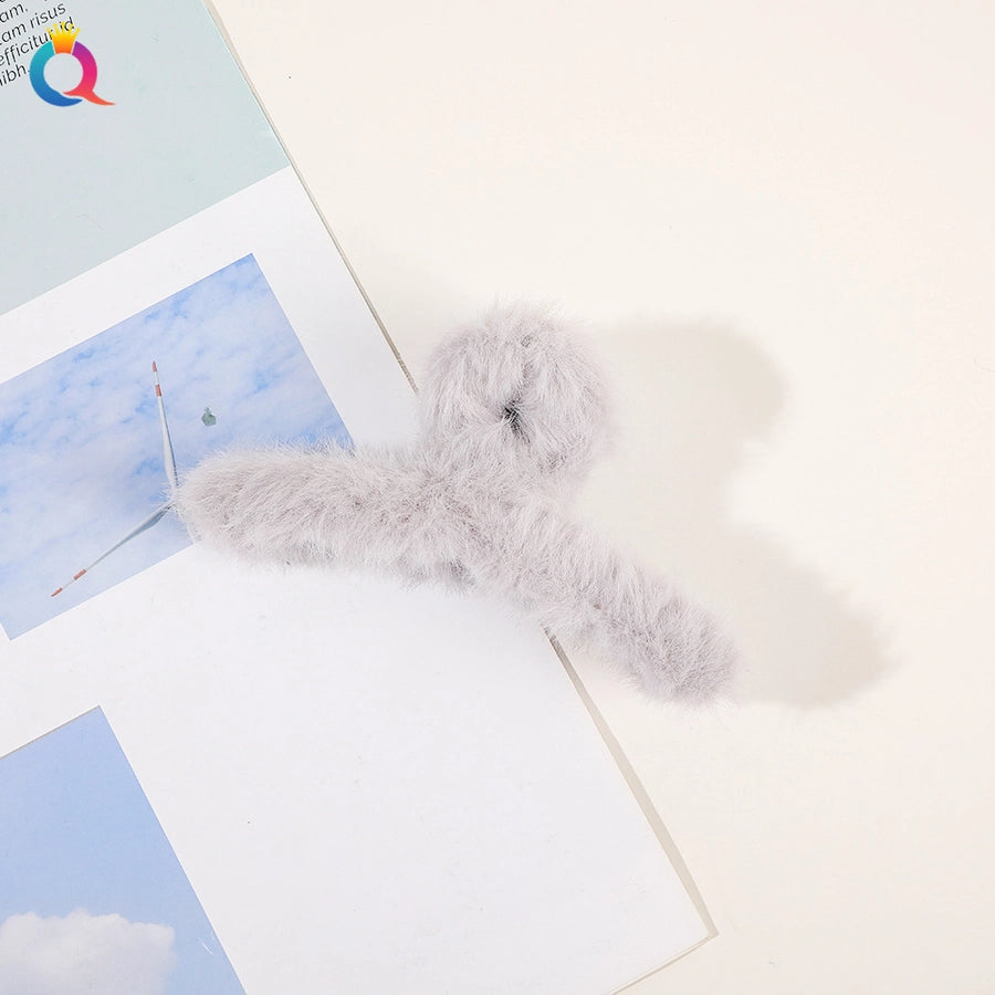 japanese style solid color plastic handmade hair claws 1 piece