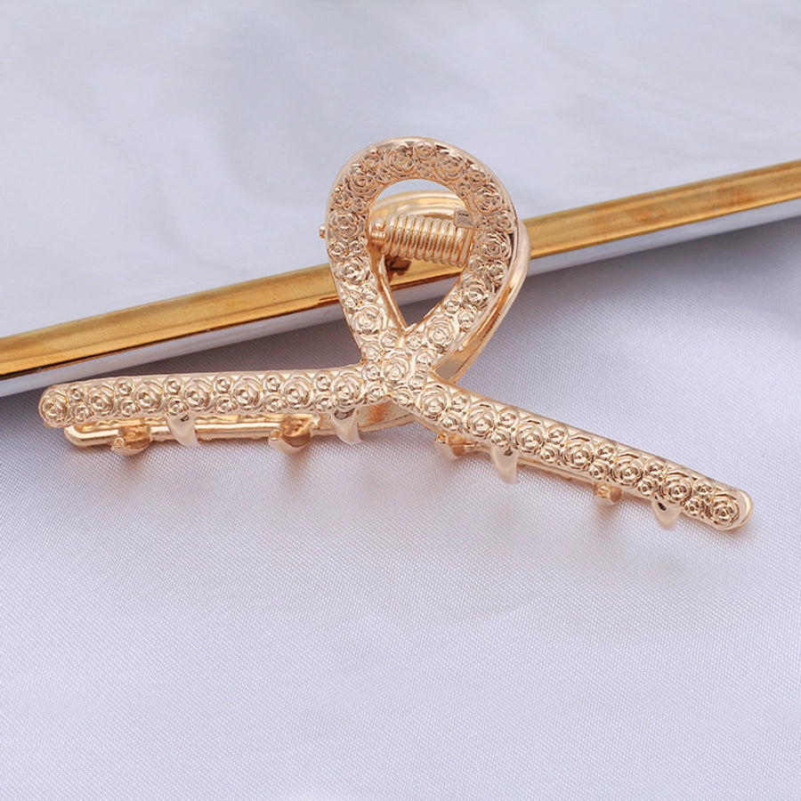 Women's net red hair clip large plate alloy grip women's back head butterfly shark clip hairpin