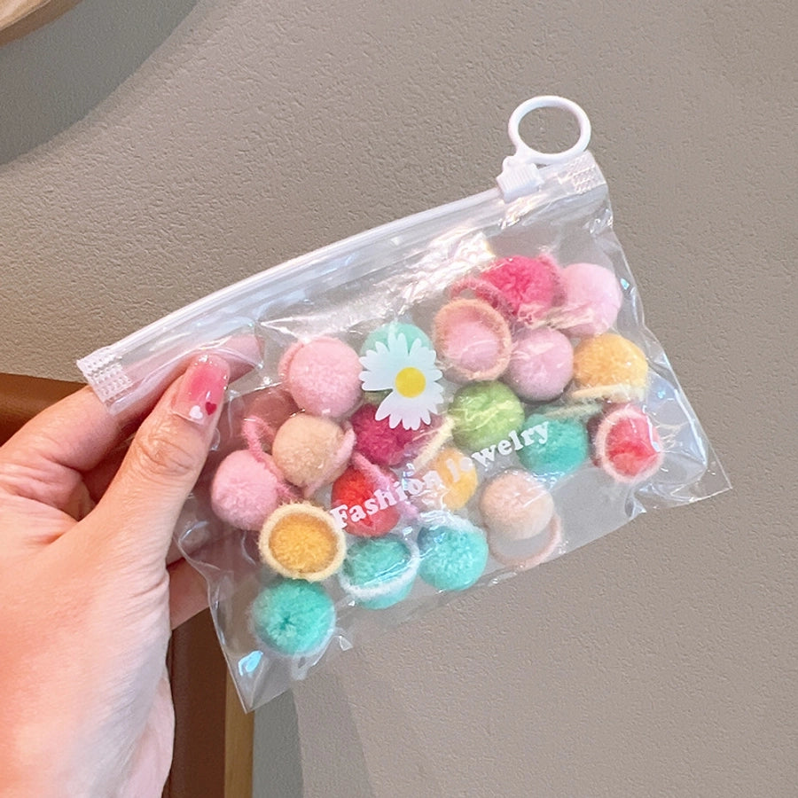 Women's Cute Solid Color Elastic Band Braid Hair Tie