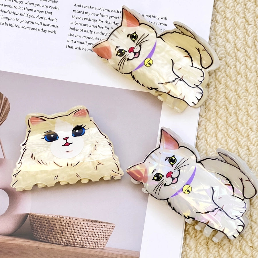 Women's Original Design Cute Lady Animal Acetic acid sheets Hair Claws