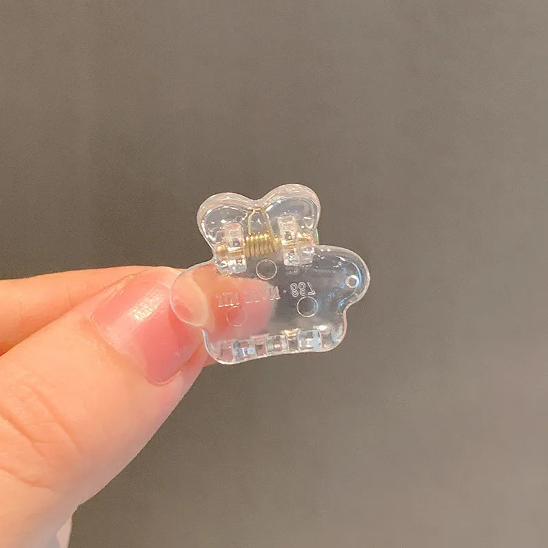 retro geometric transparent acrylic small catch clip wholesale nihaojewelry