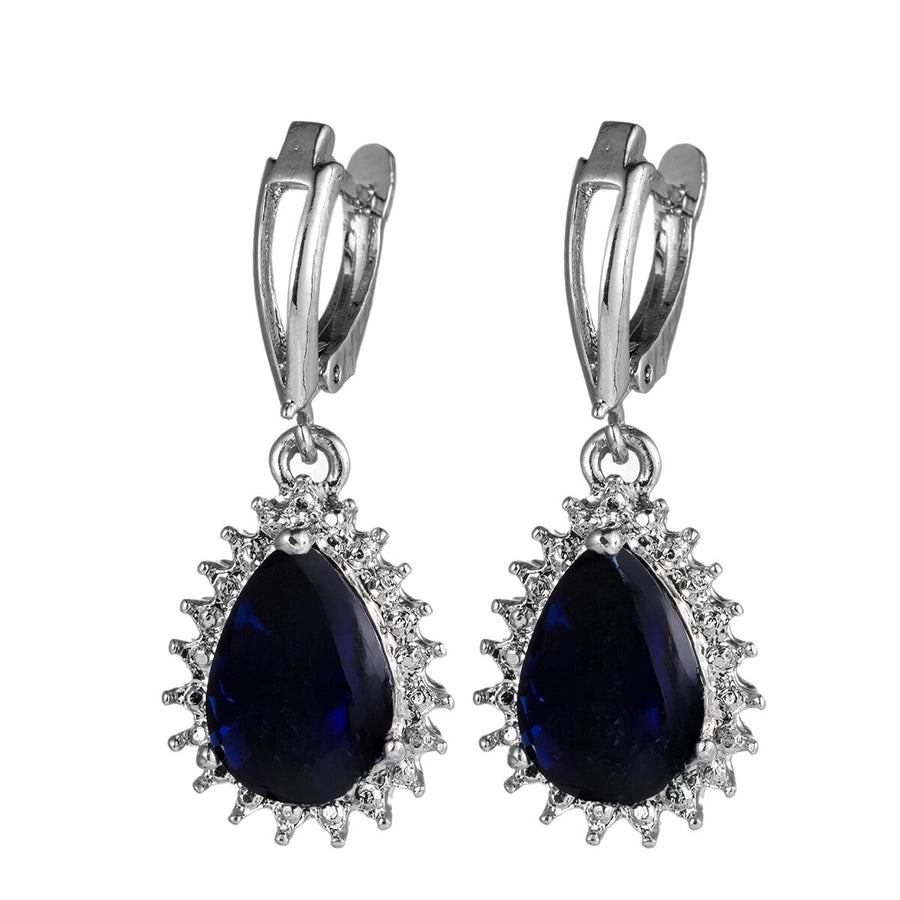 wish hot selling earrings  popular three-piece Rose Zircon Jewelry earrings for women