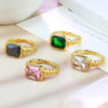 Jewelry Elegant Simple Style Classic Style Geometric Titanium Steel Rings