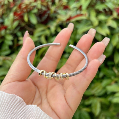 Multi-Style Copper Plating 18K Gold Inlaid Full Rhinestone Zircon Cross-Border Original New Arrivals Bracelet Fashion High-End Suitable for Daily Wear Valentine's Day Gift