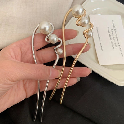 Women's Simple Style Classic Style Geometric Alloy Plating Hairpin