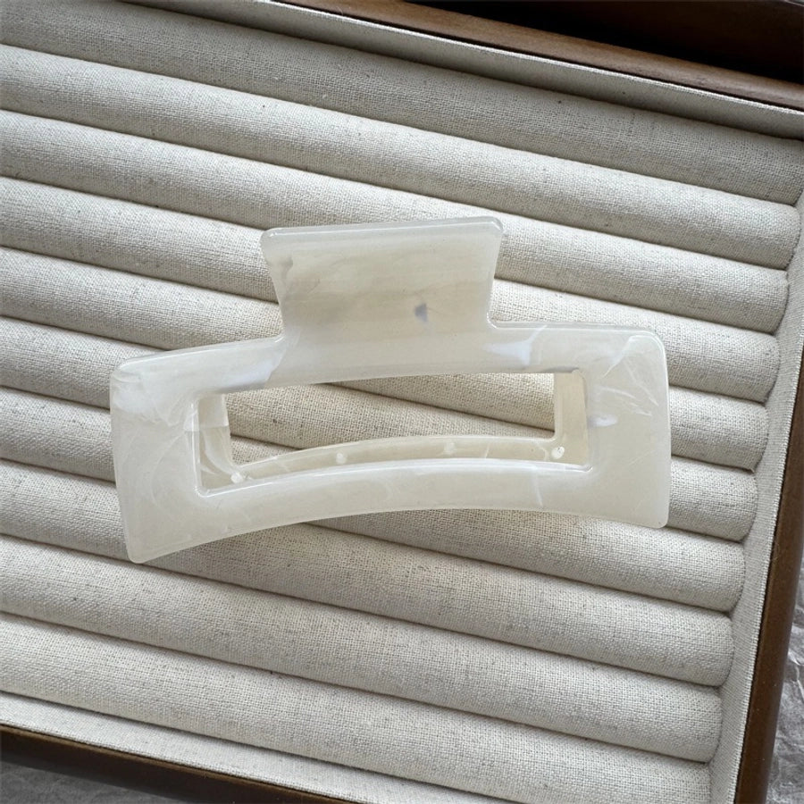 Women's Elegant Solid Color Plastic Hair Claws