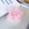 Women's Elegant Romantic Solid Color Gauze Patchwork Hair Clip