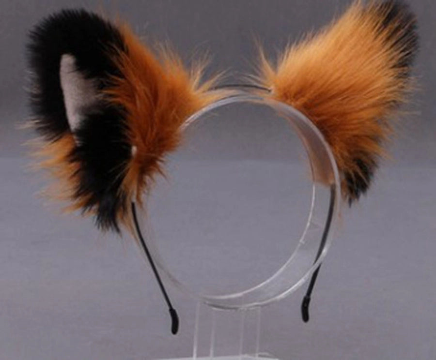 Women's Cute Ear Plush Handmade Hair Band