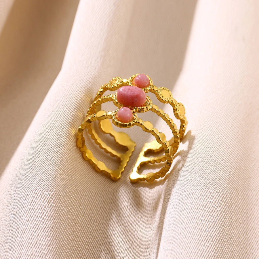 Jewelry Classical French Style Romantic Geometric 304 Stainless Steel Stainless Steel Rings