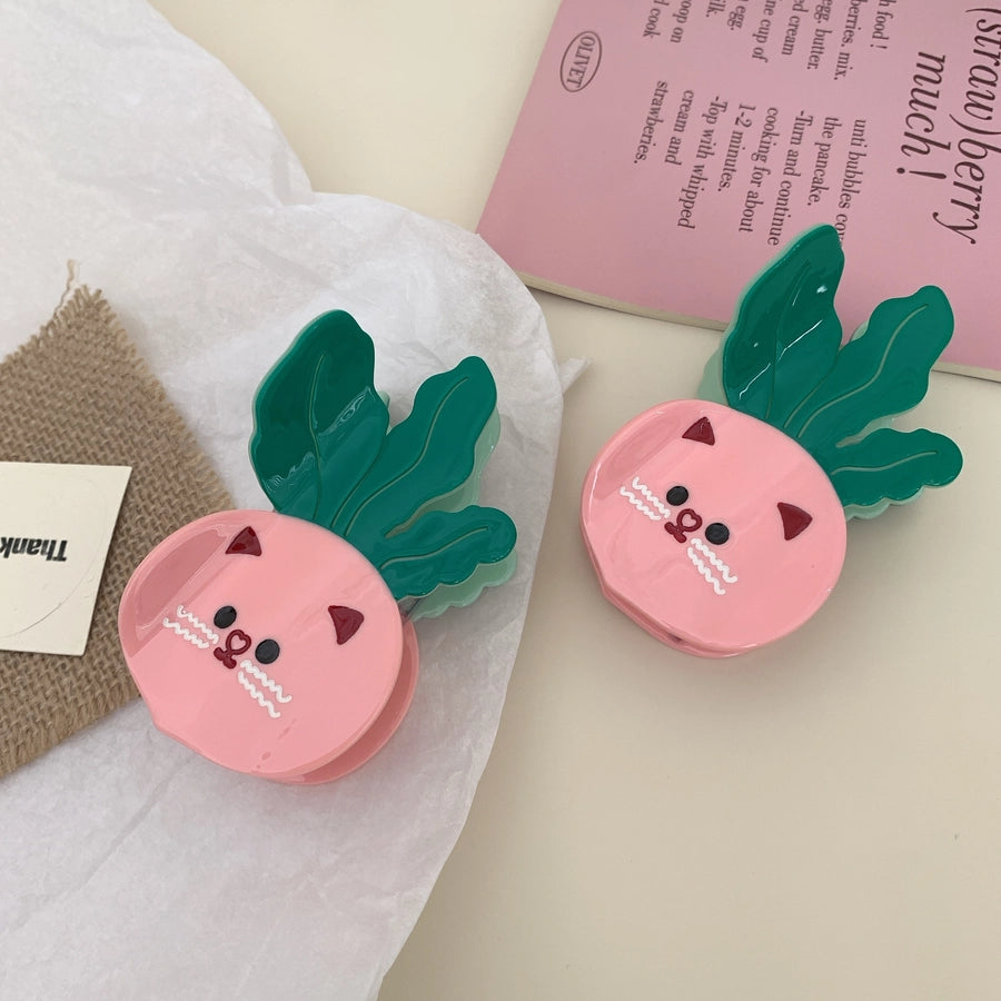 Women's Cute Carrot Acetic acid sheets Hair Claws