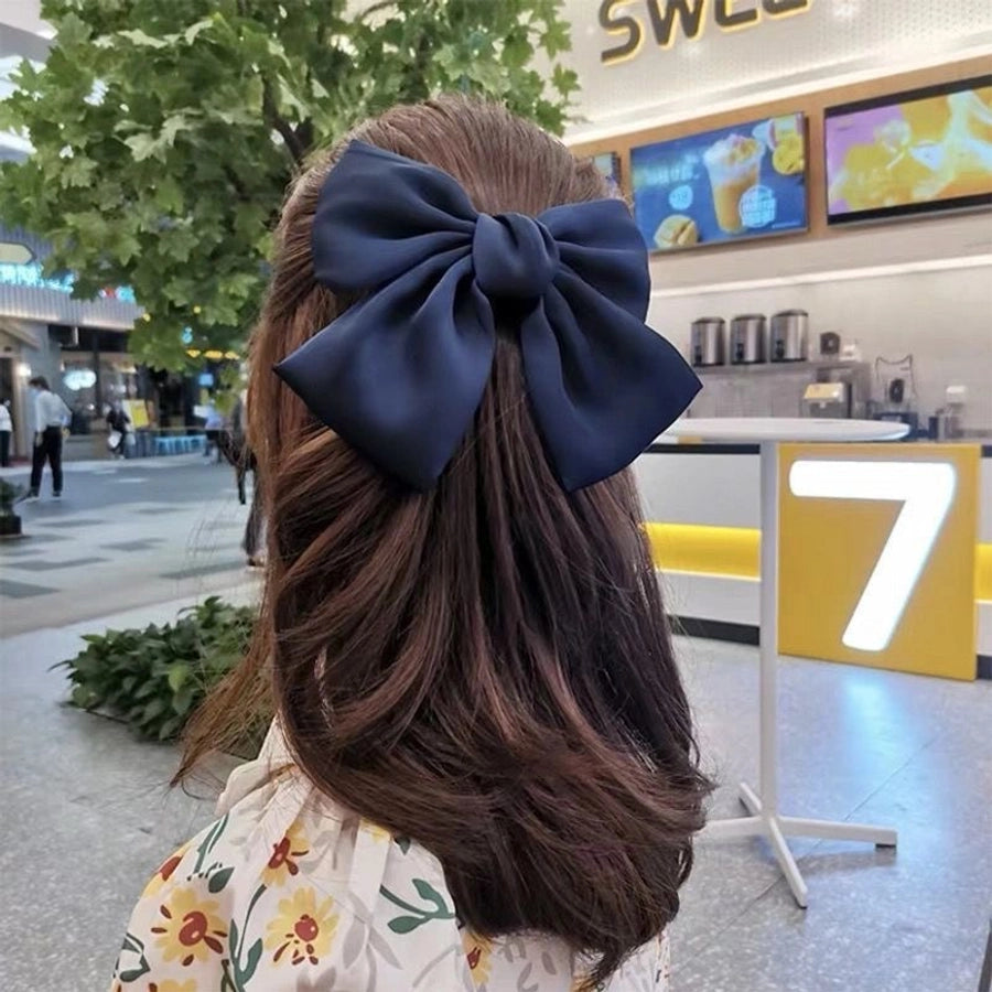 Women's IG Style Korean Style Bow Knot Cloth Hair Clip