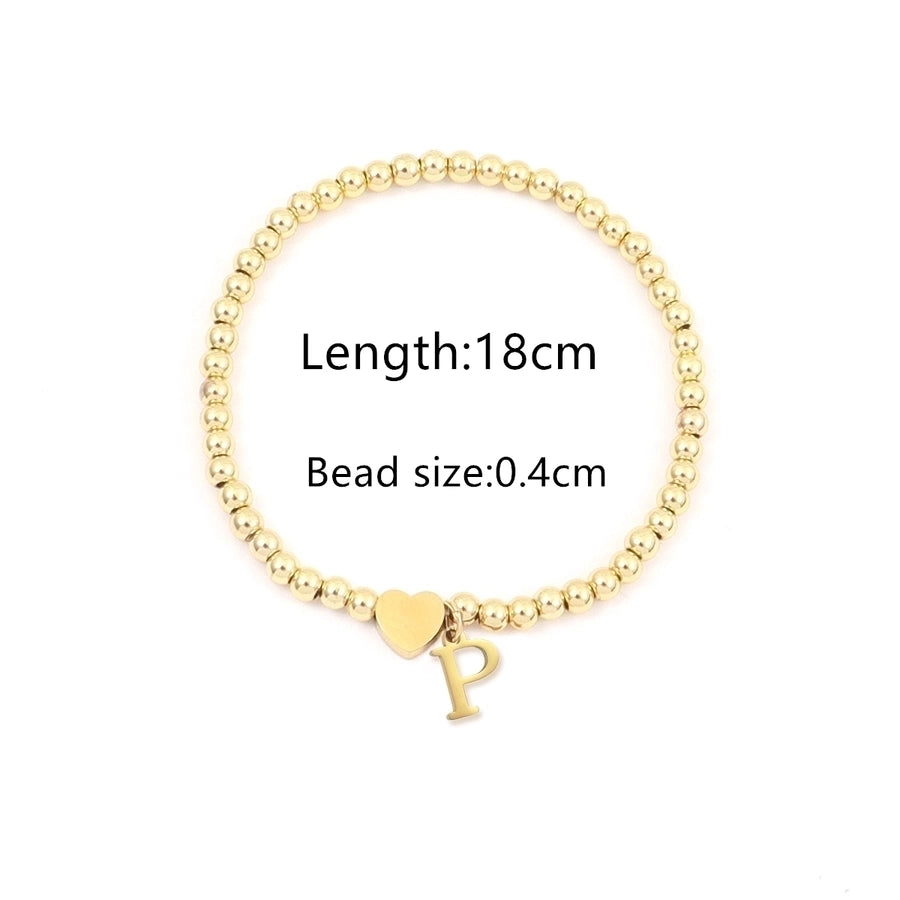 Simple Style Classic Style Letter 201 Stainless Steel 304 Stainless Steel Bracelets In Bulk