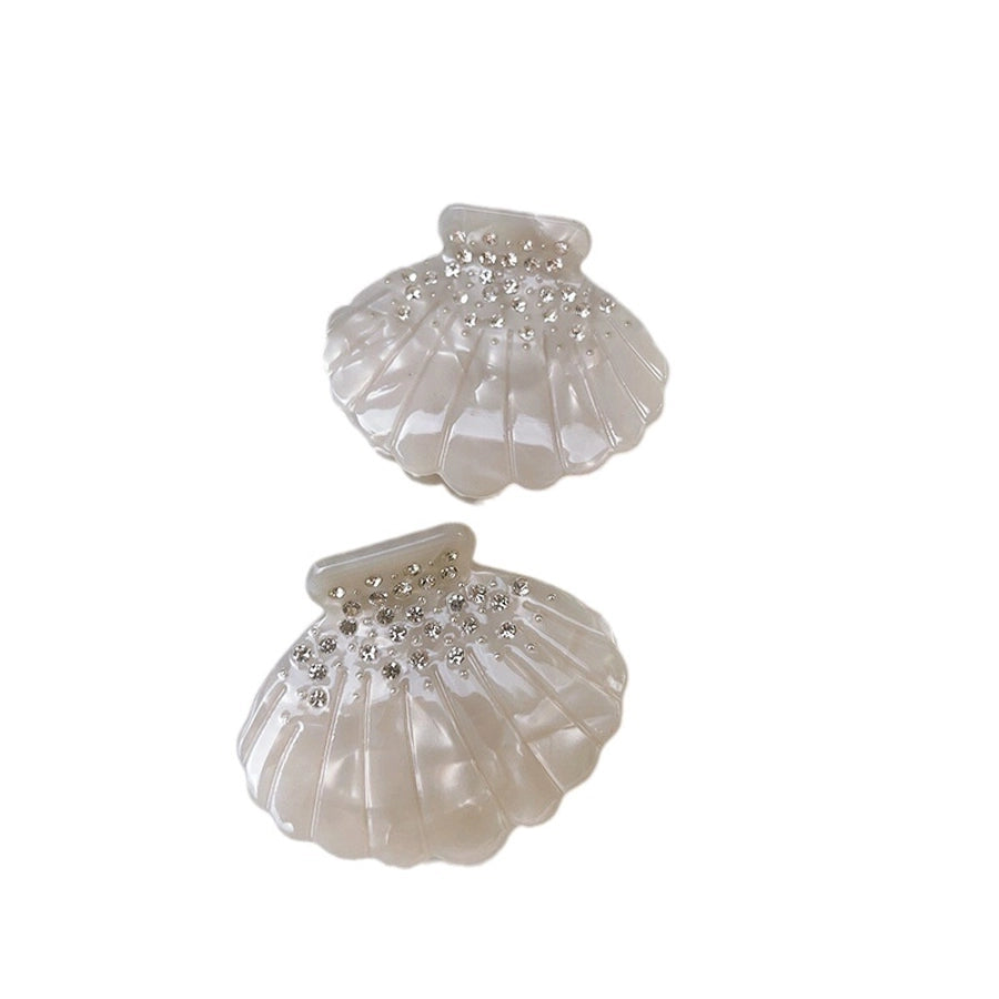 Women's Lady Korean Style IG Style Scallop Shell Acetic acid sheets Hair Claws