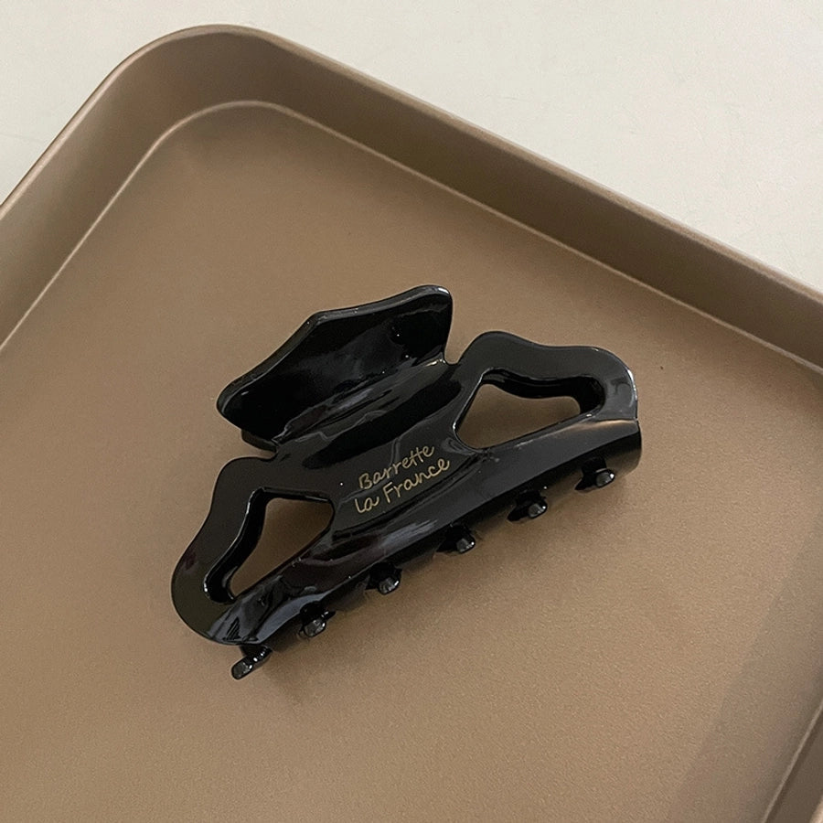 Korea imported France acetic acid grab clip hollow medium hair grab plate hair shark clip hairpin grab clip