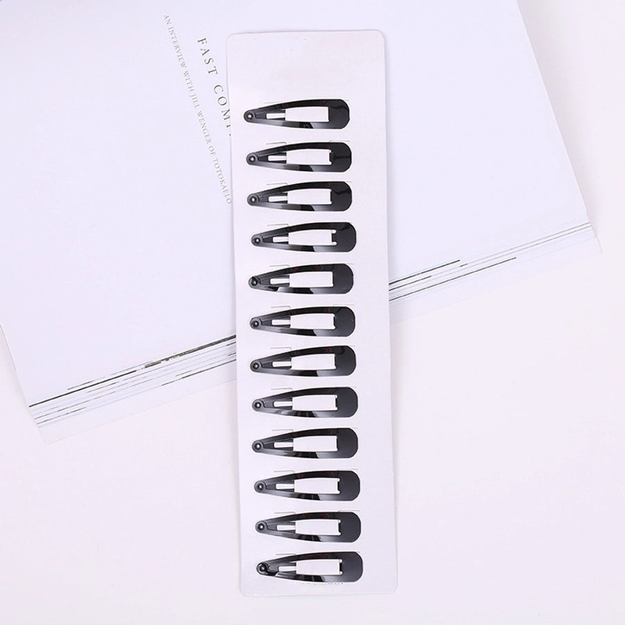 Women's Girl'S Simple Style Triangle Solid Color Iron Hair Clip