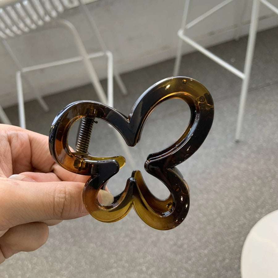 Women's Simple Style Solid Color Acetic acid sheets Polishing Hair Claws