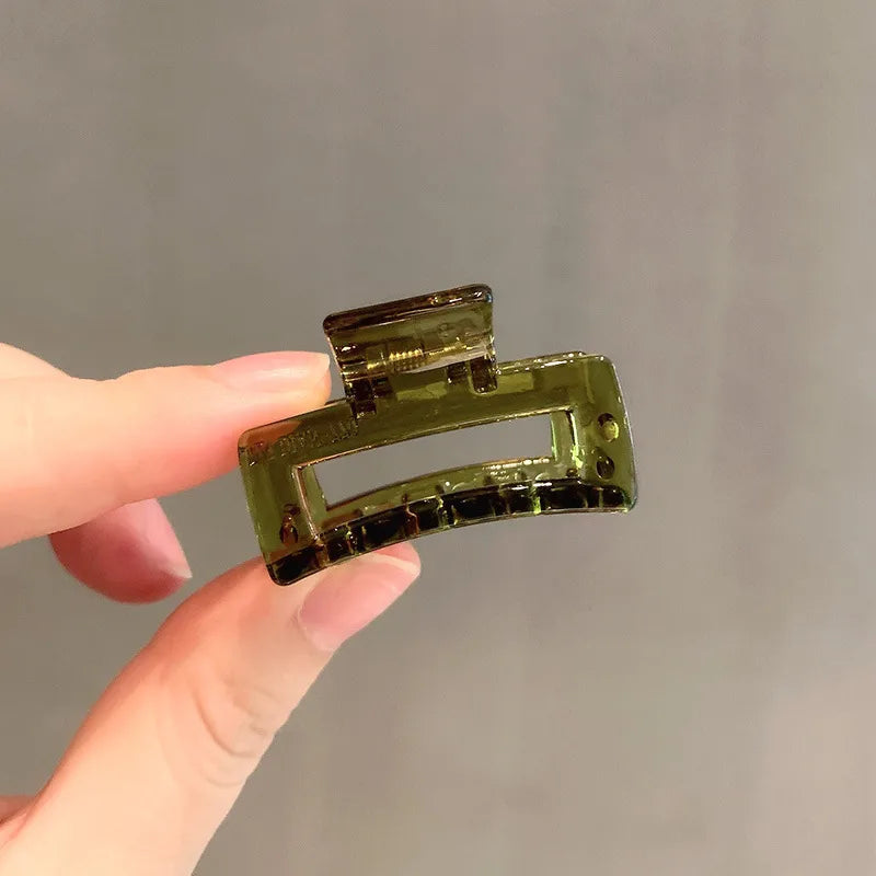 retro geometric transparent acrylic small catch clip wholesale nihaojewelry