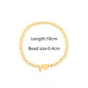304 Stainless Steel Copper Letter Heart Shape Bracelets