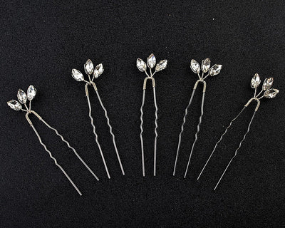 Women's Simple Style Classic Style Solid Color Alloy Inlay Hair Clip