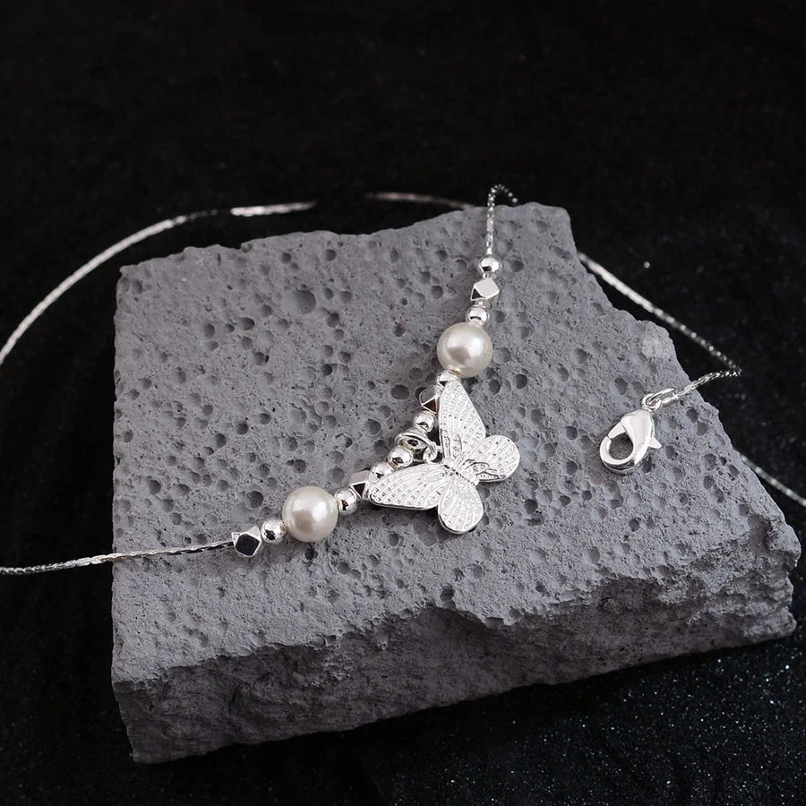 Jewelry Elegant Luxurious Butterfly Copper Necklace