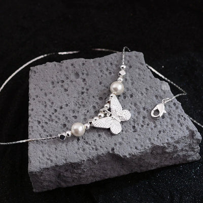 Jewelry Elegant Luxurious Butterfly Copper Necklace