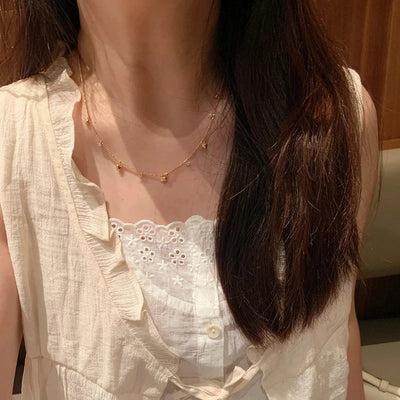 Copper Plating Heart Shape Jewelry Set