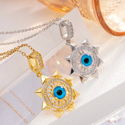 Jewelry Glam Lady Sexy Eye 304 Stainless Steel Copper Pendant Necklace