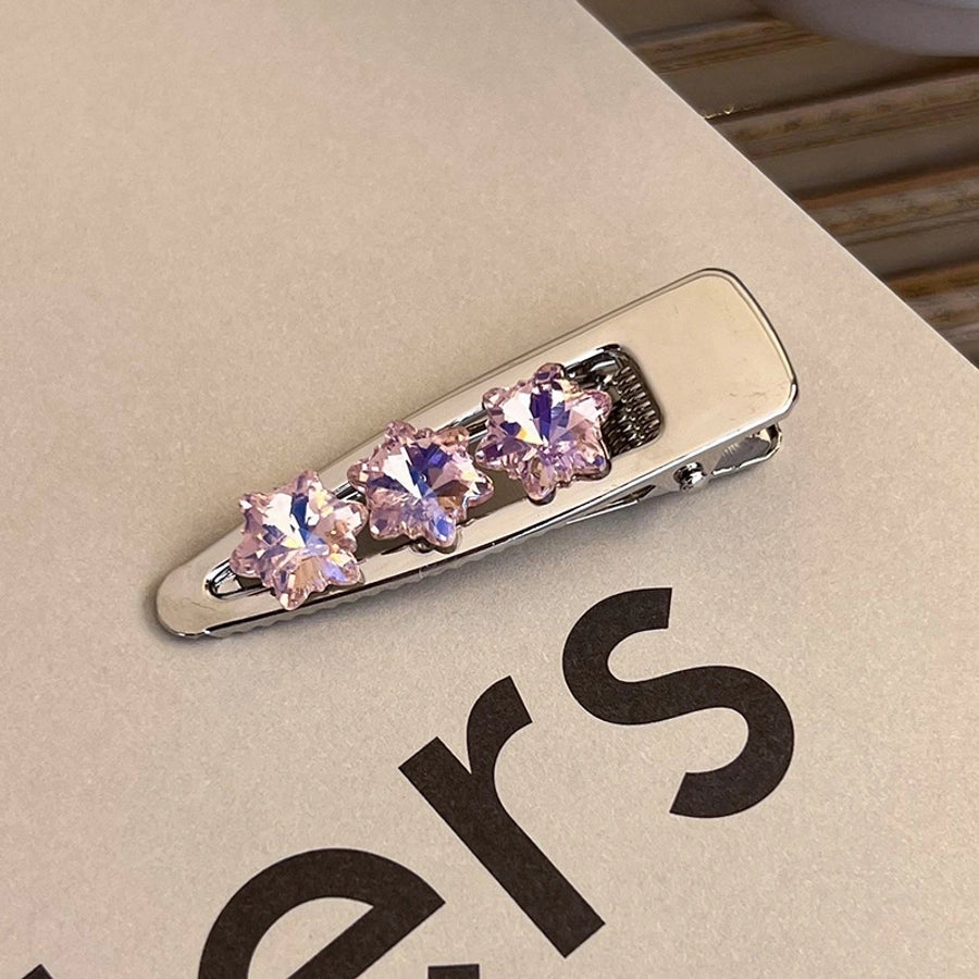 Women's Sweet Star Heart Shape Bow Knot Alloy Hair Clip