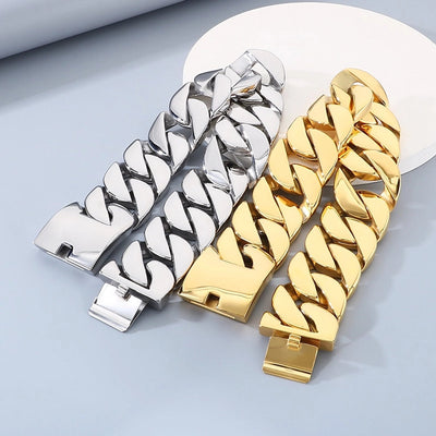 Hip-Hop Vintage Style Geometric 304 Stainless Steel 18K Gold Plated Women's Necklace