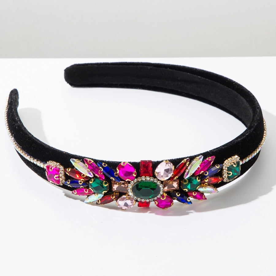 Women's Vintage Style Vacation Classic Style Water Droplets Alloy Inlay Glass Hair Band