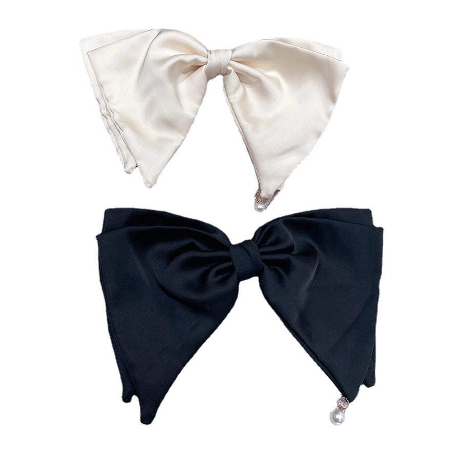 elegant bow knot cloth hair clip