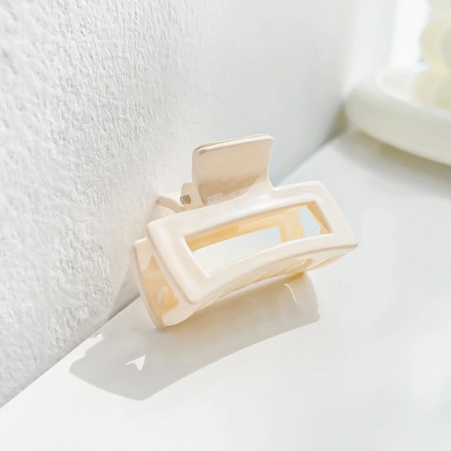 sweet solid color arylic hair claws 1 piece