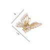women's fashion butterfly alloy inlay rhinestones zircon hair claws
