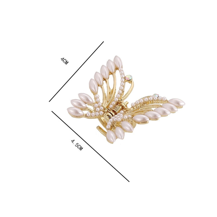 women's fashion butterfly alloy inlay rhinestones zircon hair claws