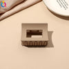 fashion solid color plastic metal hair claws 1 piece