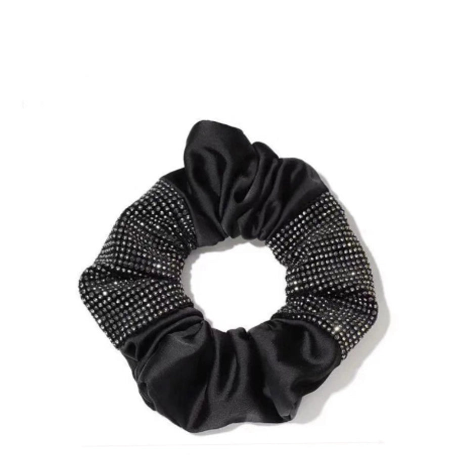 Women's Elegant Sweet Artistic Wreath Cloth Inlay Artificial Rhinestones Hair Tie