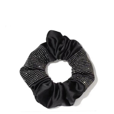Women's Elegant Sweet Artistic Wreath Cloth Inlay Artificial Rhinestones Hair Tie