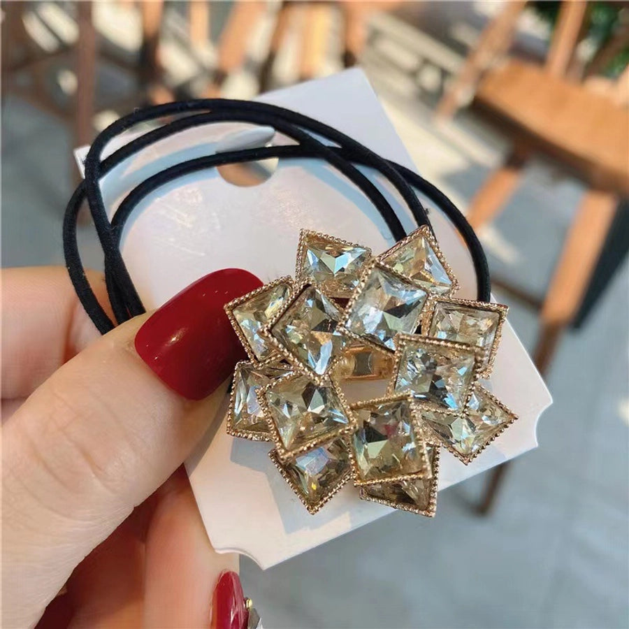 Women's Elegant Geometric Alloy Hair Tie