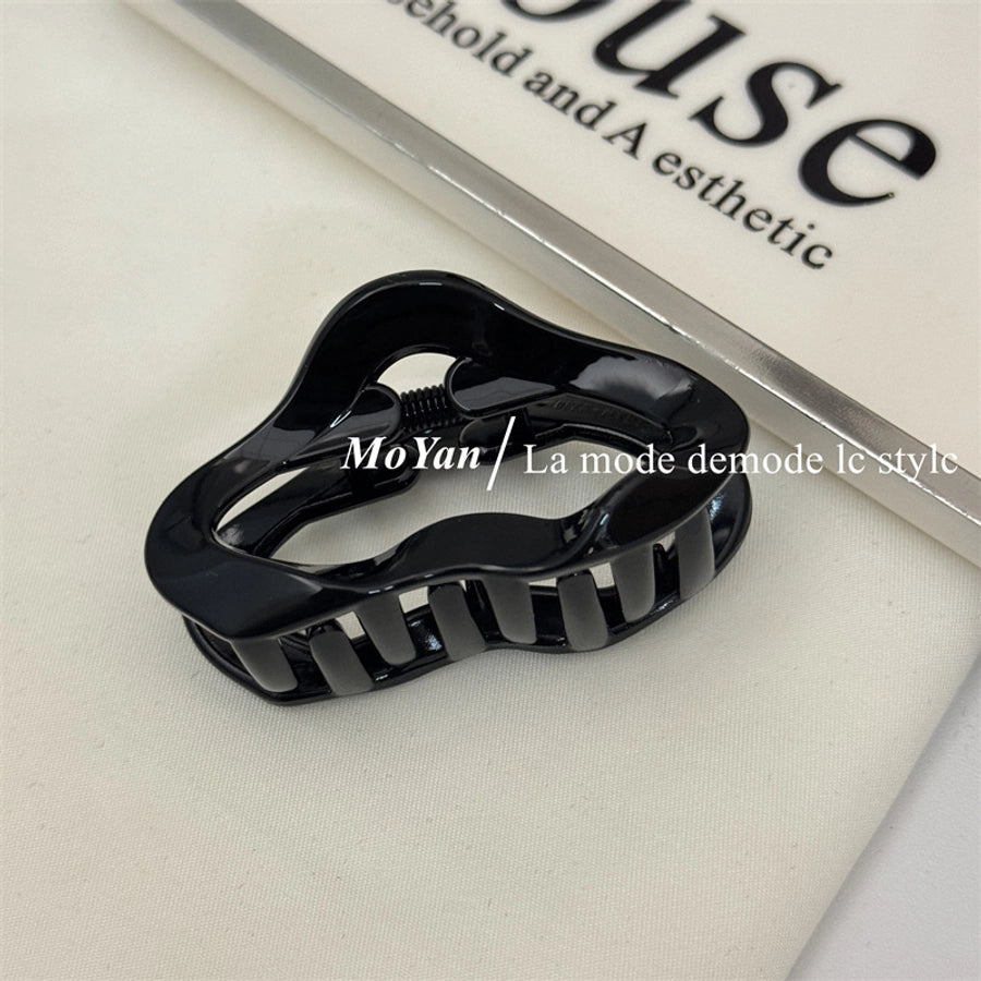 Women's Simple Style Solid Color Plastic Resin Hair Claws