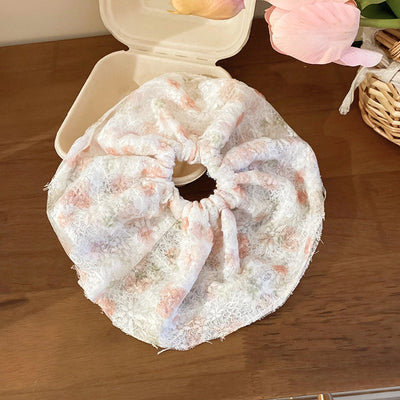 Women's Sweet Geometric Cloth Hair Tie