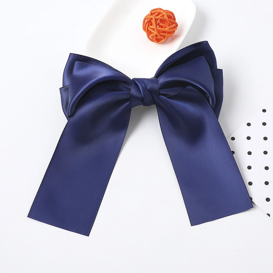 women's cute bow knot alloy cloth bowknot hair clip