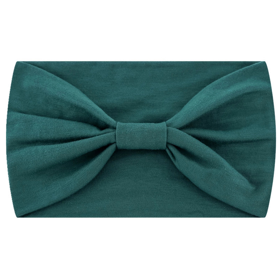 fashion plaid bow knot cloth pleated hair band 1 piece