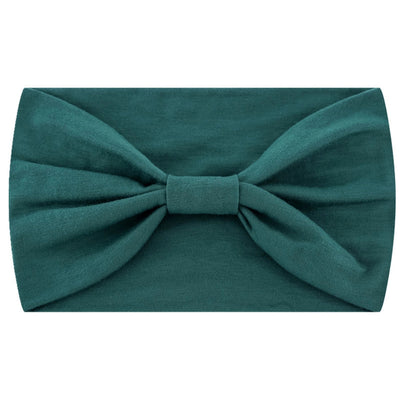 fashion plaid bow knot cloth pleated hair band 1 piece