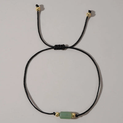 Autumn and Winter New Arrival Hot Sale New Chinese Color Natural Stone Copper Bead Bracelet Advanced Simple Personality Trendy Bracelet All-Matching