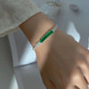 Copper Geometric Solid Color Bracelets