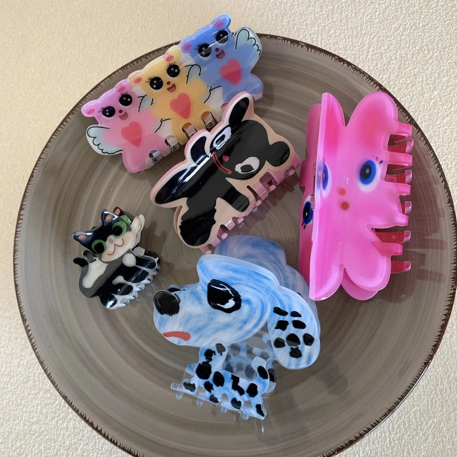 women's cute cartoon arylic hair claws