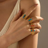 Jewelry Casual Simple Style Geometric 304 Stainless Steel Open Rings