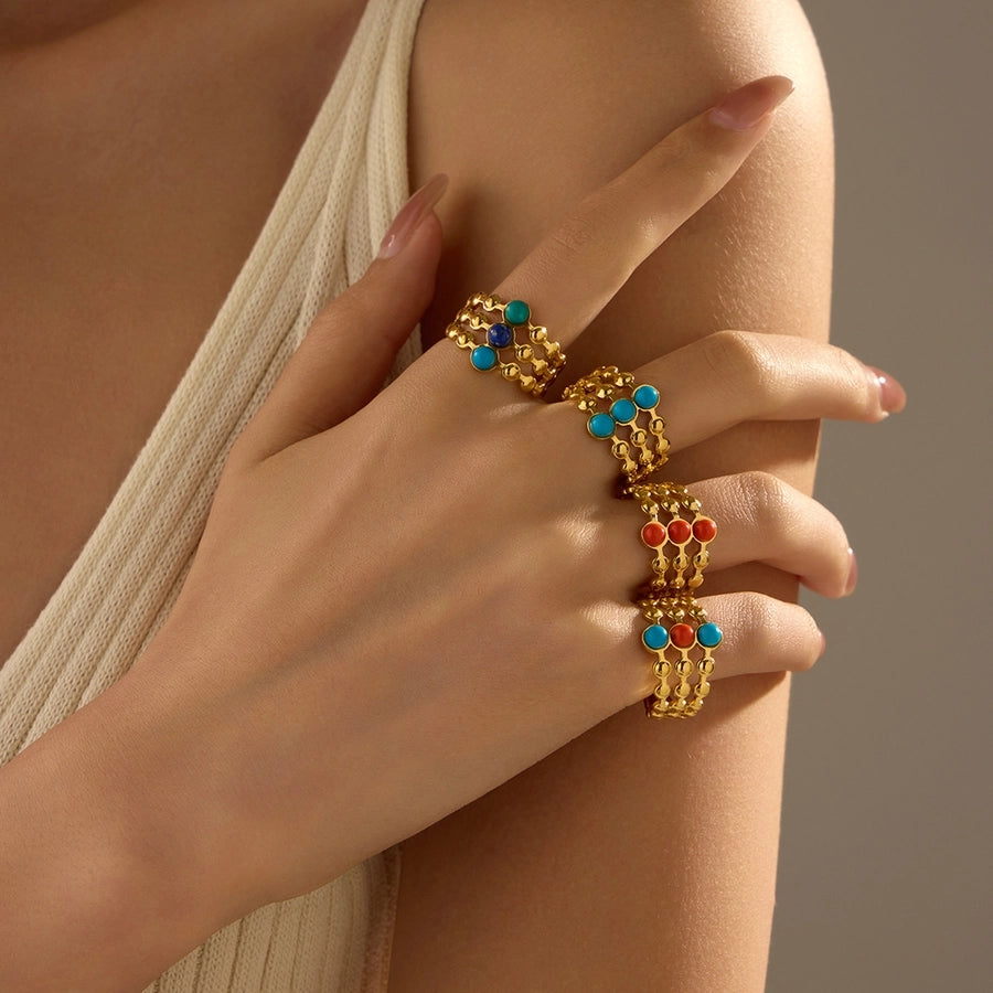 Jewelry Casual Simple Style Geometric 304 Stainless Steel Open Rings