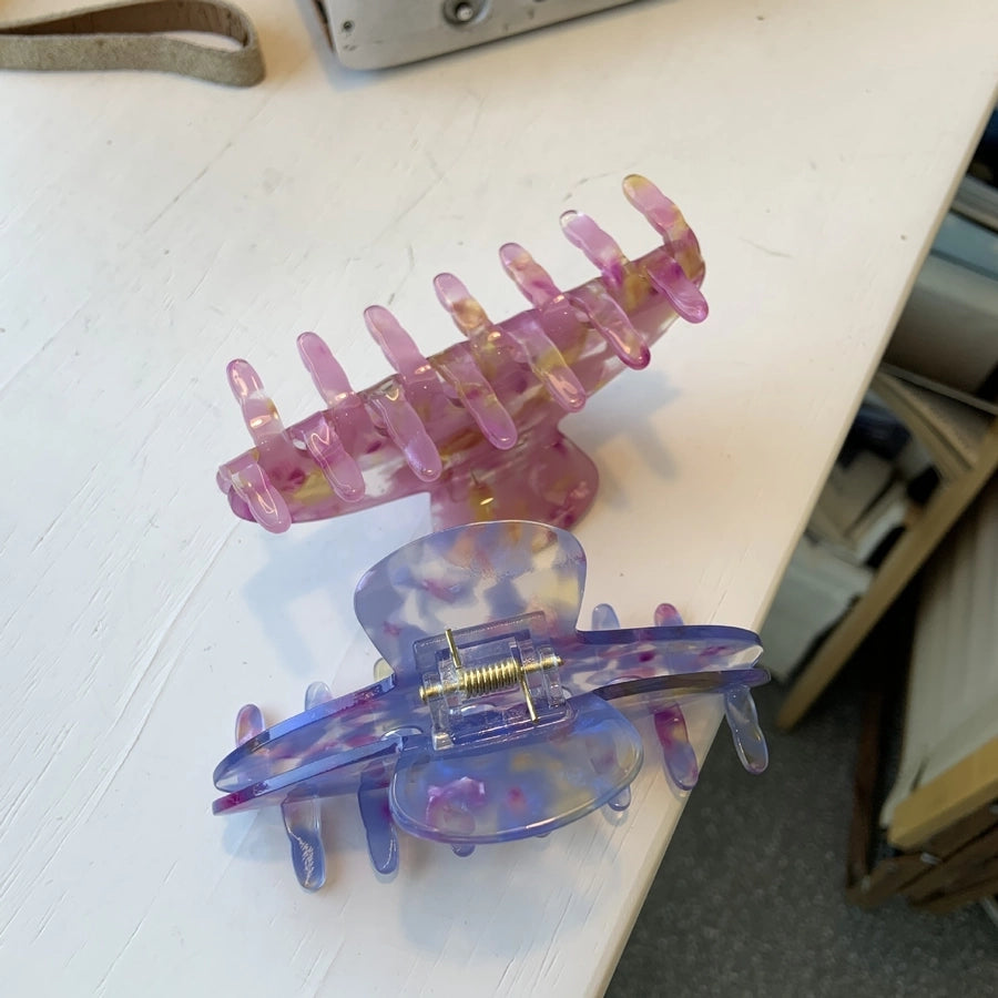 Women's Simple Style Classic Style Solid Color Acetic acid sheets Hair Claws